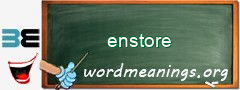 WordMeaning blackboard for enstore